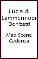 Lucia di Lammermoor mad scene cadenza
